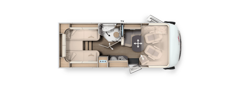 C1-tourer - 141 KB-LE lightweight 3.5 t / Fiat Ducato