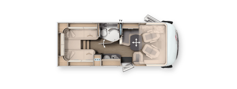 C1-tourer - 143 KB-LE lightweight 3.5 t / Fiat Ducato