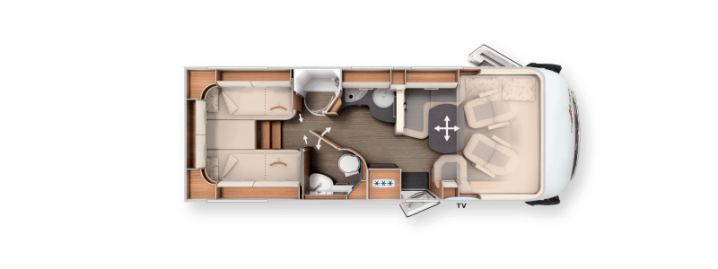 C1-tourer - 149 RB-LE comfort 4.2 t / Fiat Ducato