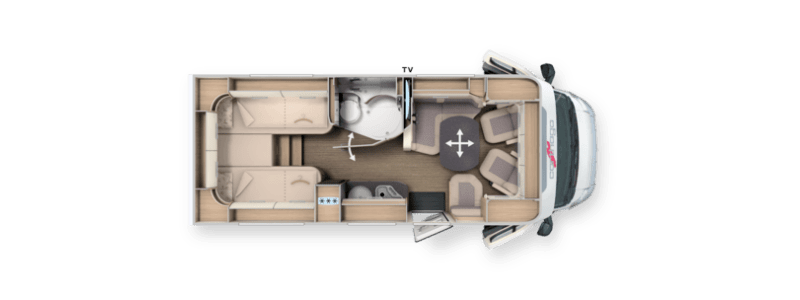 C1-tourer T - 143 KB-LE lightweight 3.5 t / Fiat Ducato