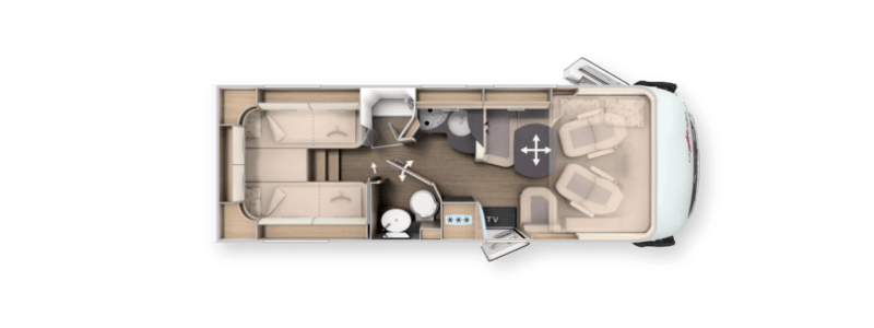 C2-tourer - 145 RB-LE lightweight 3.5 t / Mercedes-Benz Sprinter