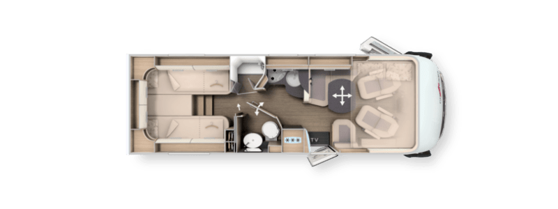 C2-tourer - 147 RB-LE K lightweight 3.5 t / Mercedes-Benz Sprinter